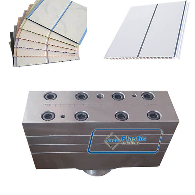 Extrusion die mould for PVC ceiling panel