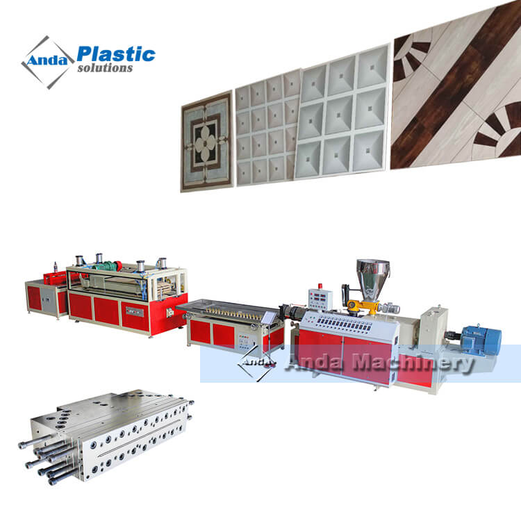  PVC ceiling tile production/extrusion/extrusion line manufacturer
