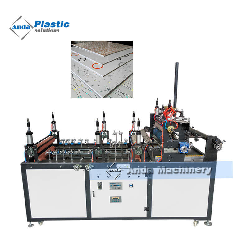 hot stamping transfer machine for PVC ceiling panel