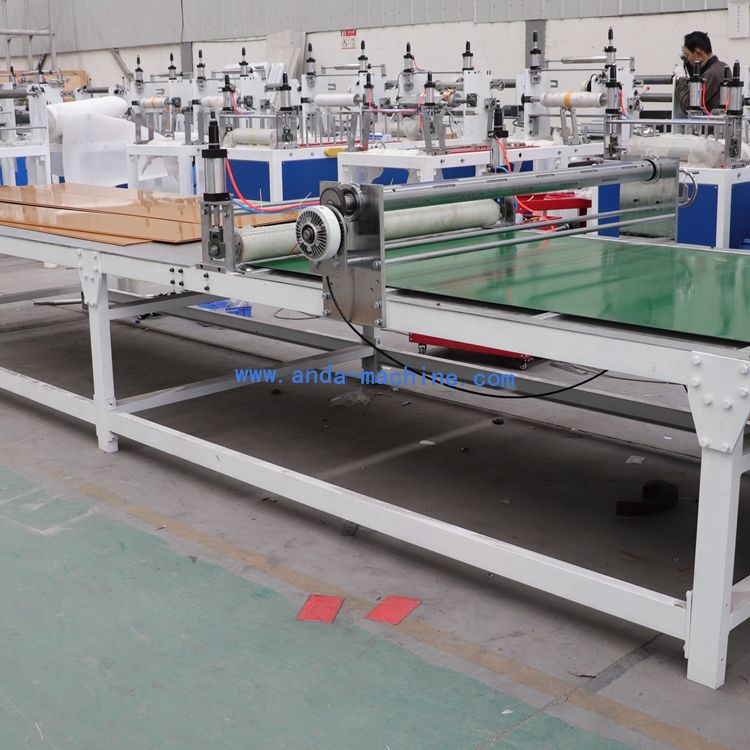 Two Color Printing And UV Coating Line For PVC Ceiling Panel