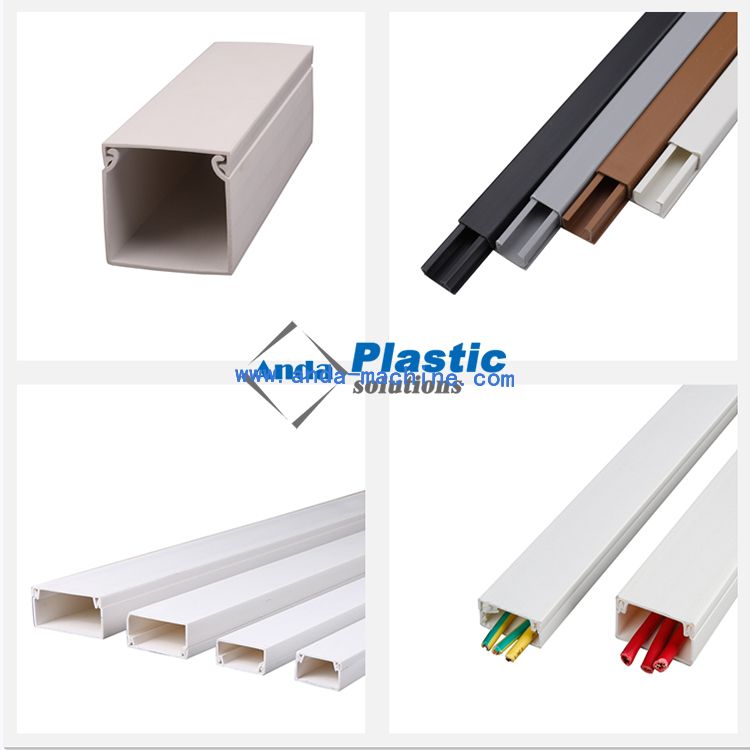 UPVC Profile Production Line For Electrical Trunking Cable Duct U Channel