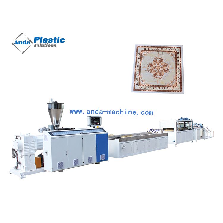 Plastic PVC Ceiling Making Machines Extrusion Machine