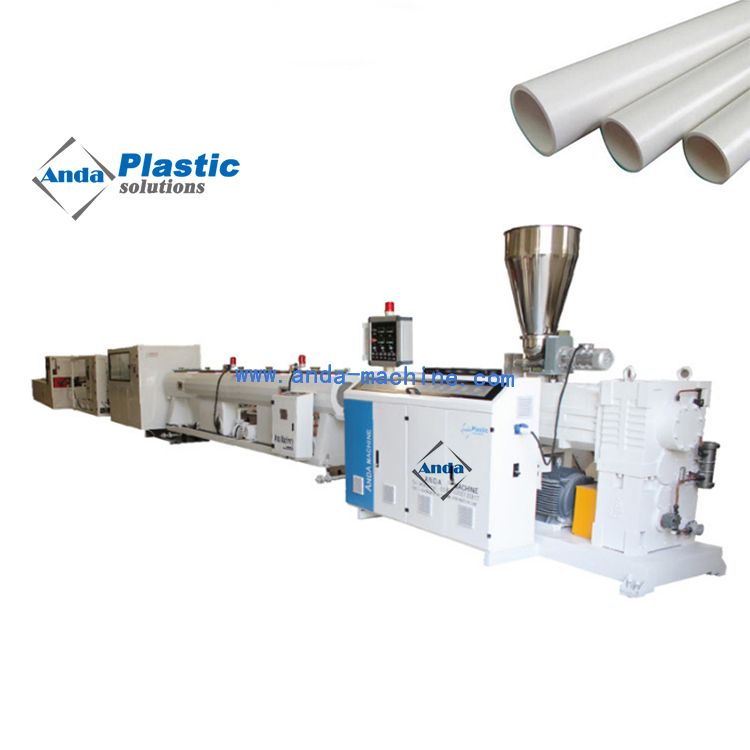 Plastic PVC Draining Pipe Extrusion Line