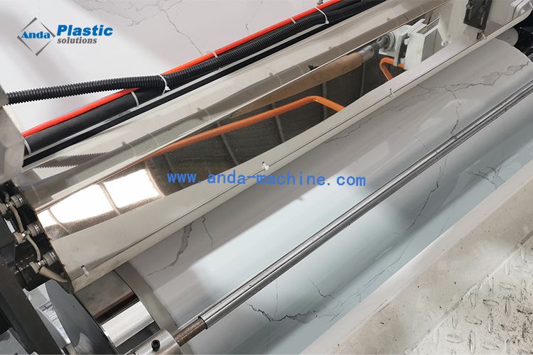PVC marble plastic sheet extrusion line
