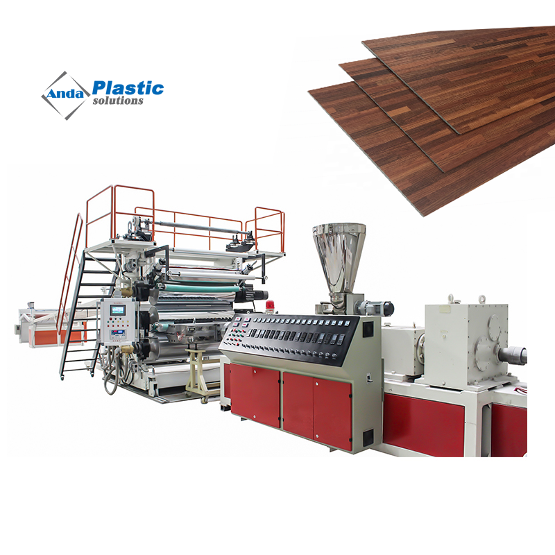 LVT PVC vinyl floor hydrualic press cutting machine