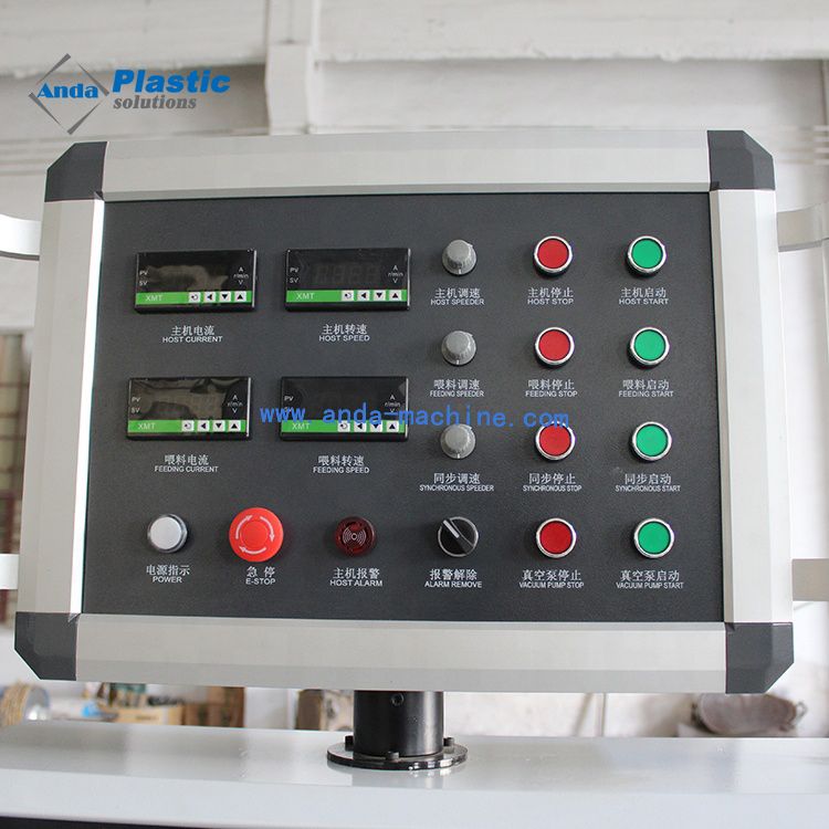 PVC Plastic Conical Twin Screw Extruder