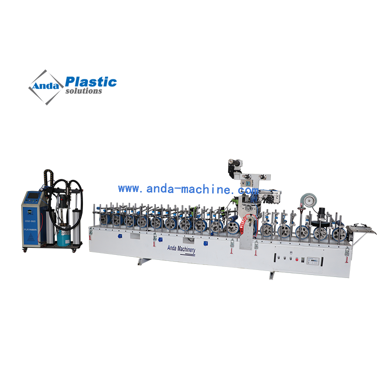 WPC Fluted Wall Panel Laminating Machine