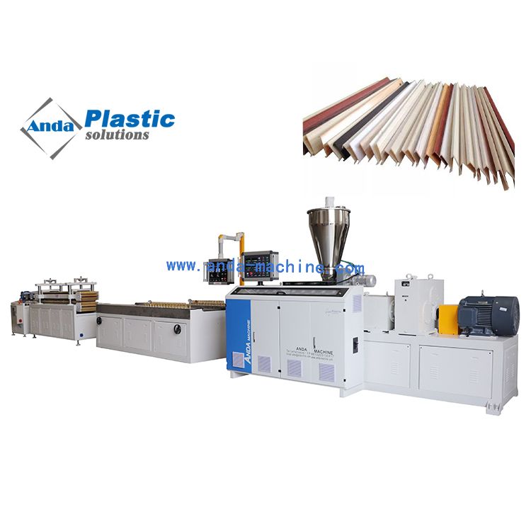 Plastic PVC U Trim Edge Banding Moulding Machine Production Line for Table Edge Band
