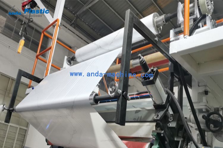 PVC Artificial Marble Polygranite Sheet Production Line Machinery