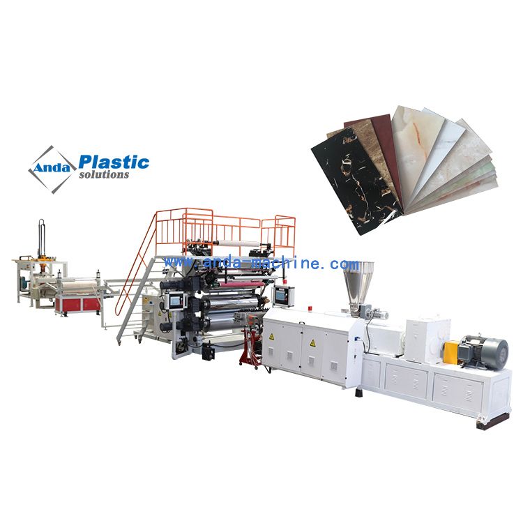 PVC Carbon Crystal Plate Extrusion Machine