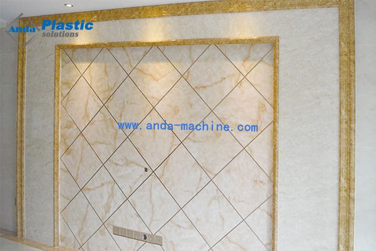  China PVC Imitation Marble Sheet Making Machine Manufacturer