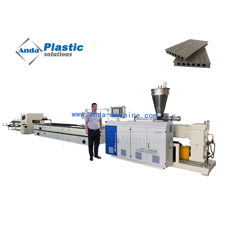 Wood Plastic Hdpe WPC Complete Profile Production Line