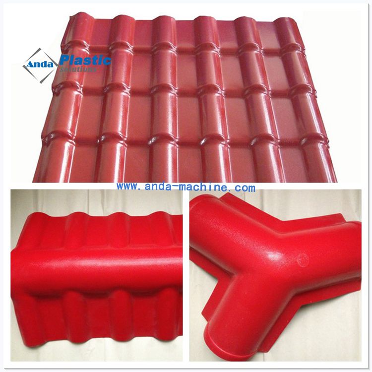  ASA Composited PVC Roofing Tile Produciton Line