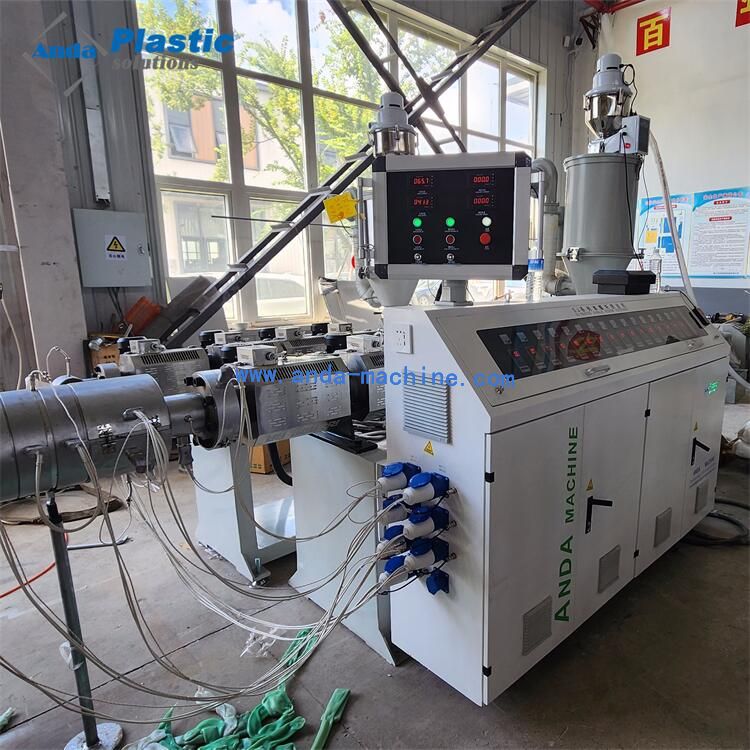  Pert   Tube Making Machine With High Output Single Screw Extruder