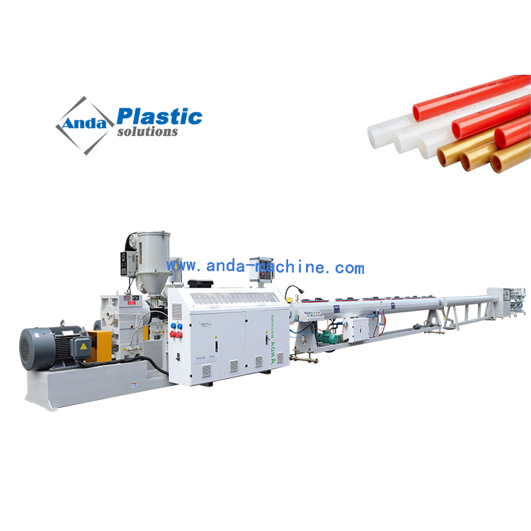China Made Plastic Ppr/pert Pipe Hose Production Extrusion Line Making Machine Extruder Plant Equipment For Water Supplying 