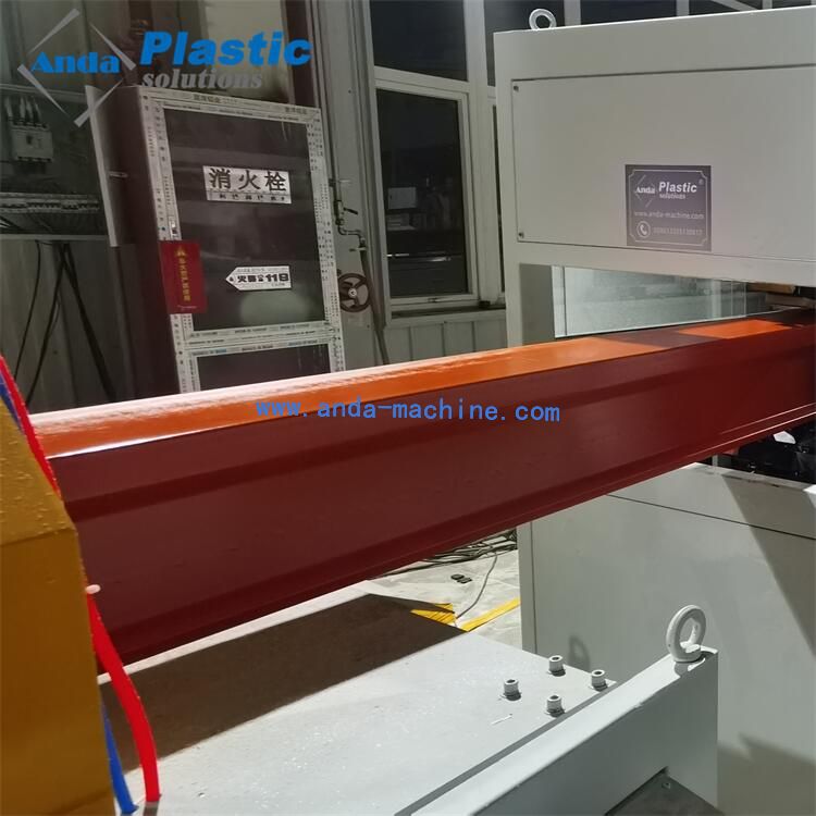 Roof Water Gutter Pvc Profile Making Machine Line
