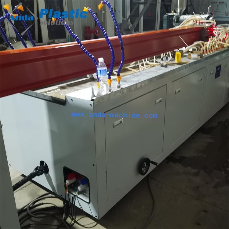 Roof Water Gutter Pvc Profile Making Machine Line
