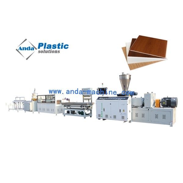 PVC Ceiling Making Machine With Double Screw