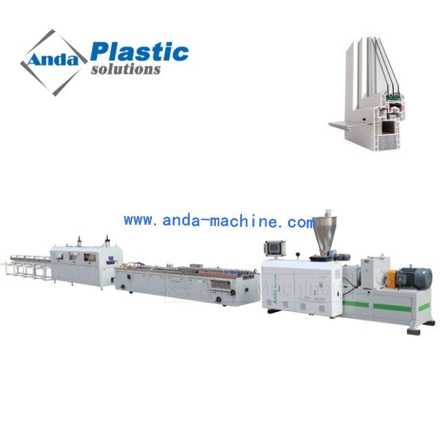 PVC Door And Window Profile Extrusion Line With Touchscreen