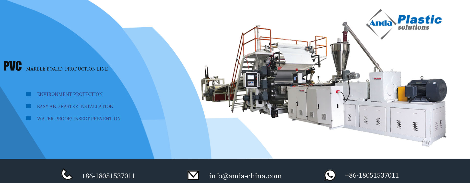 PVC Artificial Marble Polygranite Sheet Production Line Machinery 