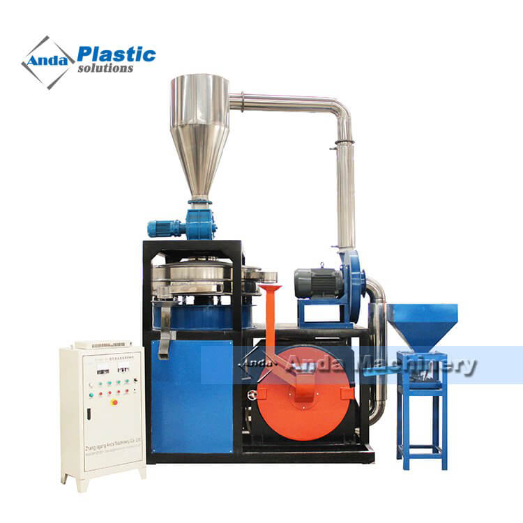 Plastic PVC pulverizer machine for waste material