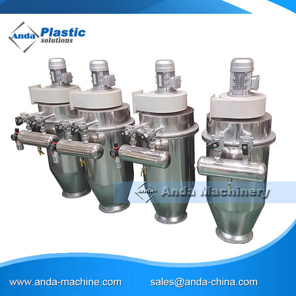 Dust collector for PVC mixer