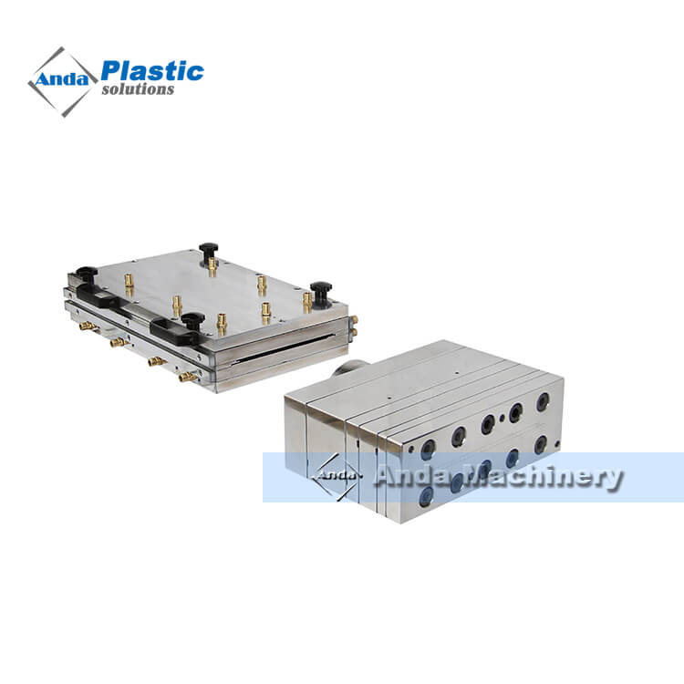 False Pvc Ceiling Panel Extruder Machine With Online Hot Stamping Machine