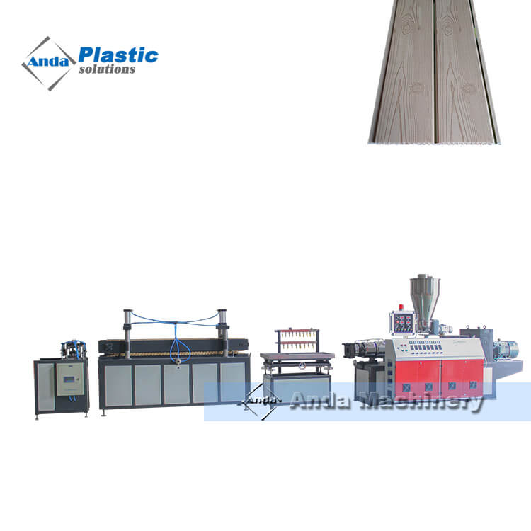 False Pvc Ceiling Panel Machine with Online Hot Stamping Machine