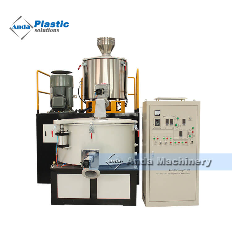 Hot and cooling PVC mixer machine