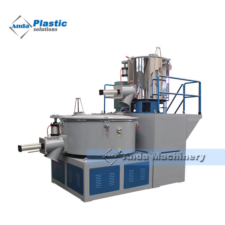 Hot and cooling PVC mixer machine