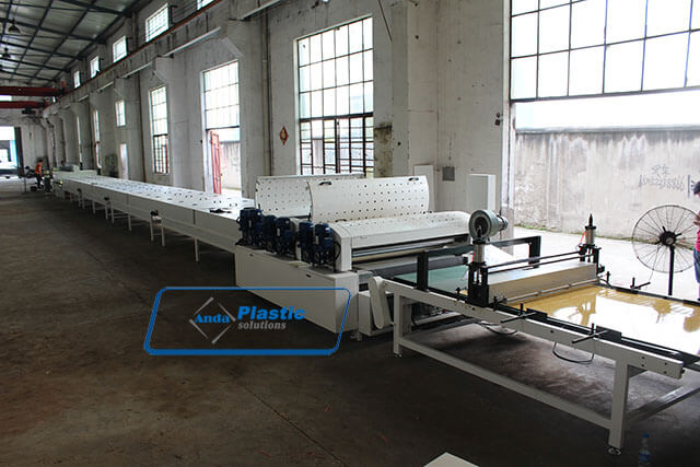 UV coating machine line for PVC marble sheet 