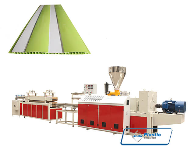 PVC ceiling panel making machine with turnkey solution