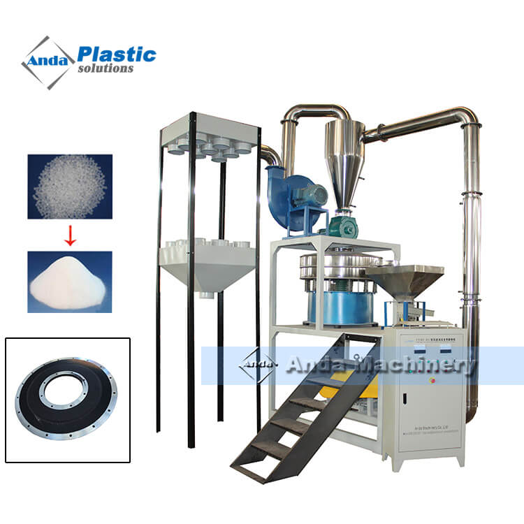 PE LDPE LLDPE plastic pulverizer machine price grinder machine