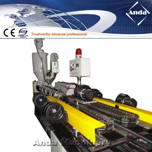 PE PP single wall corrugated pipe production line,extruder