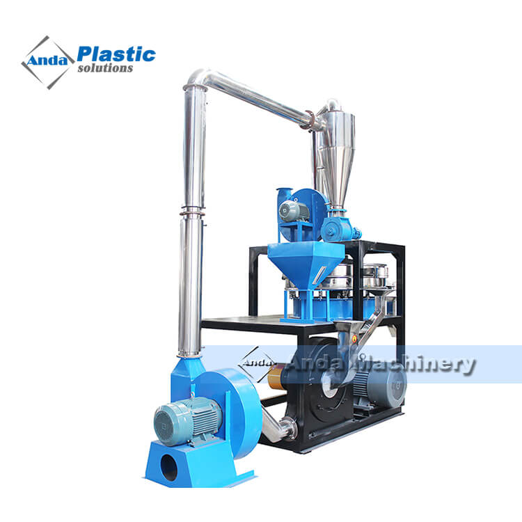 Plastic PE Pulveriser Machine for Powder Coating, Masterbatch,rotor Molding Industry