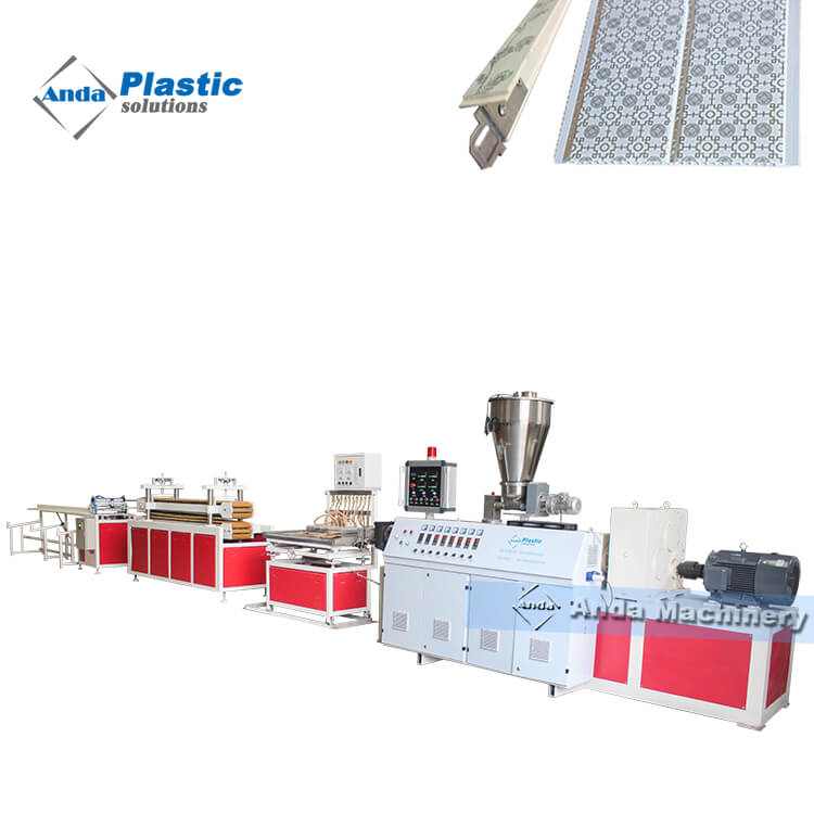 PVC T bar profile production line