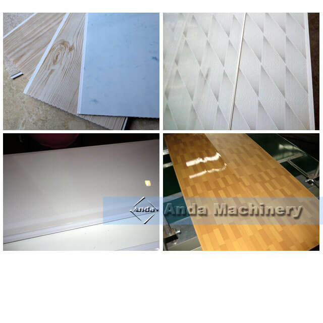 Double Color Printing And UV Coating Machine For PVC Ceiling