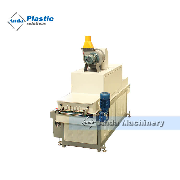 3 color PVC edge band printing machine with UV lacquer coating