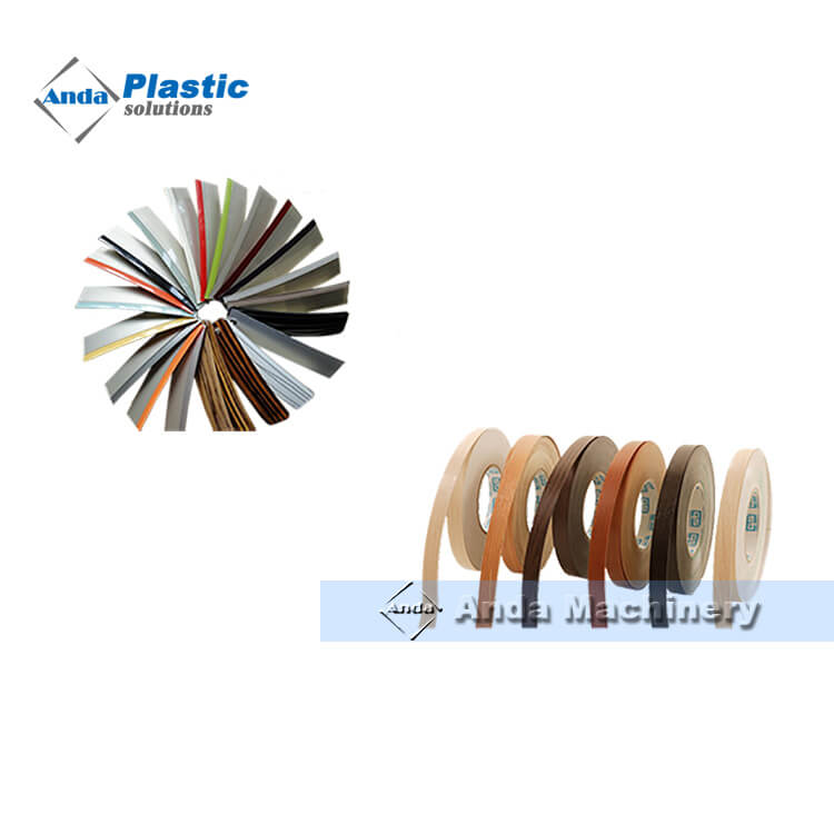 PVC edge band tape extrusion line manufacturer