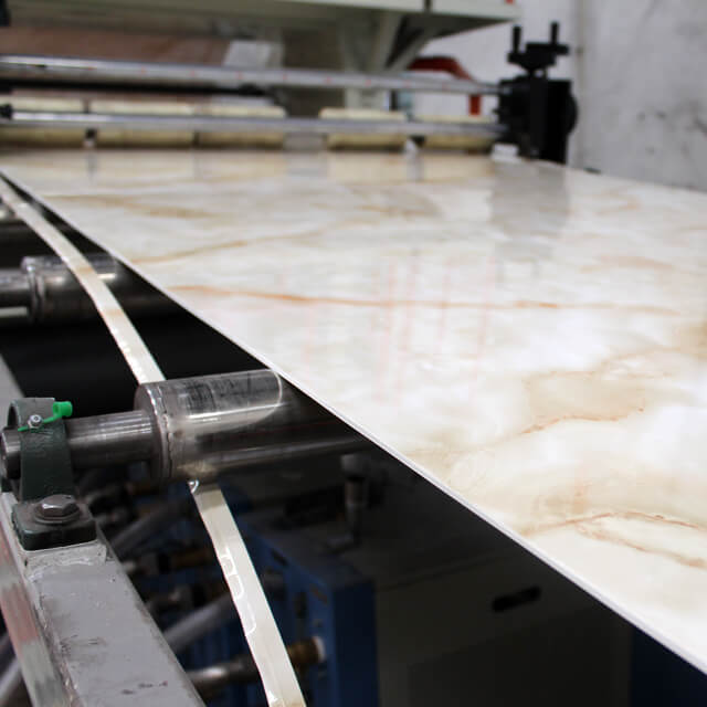 PVC faux marble sheet making machine