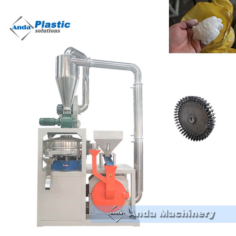 PVC pulverizing machine