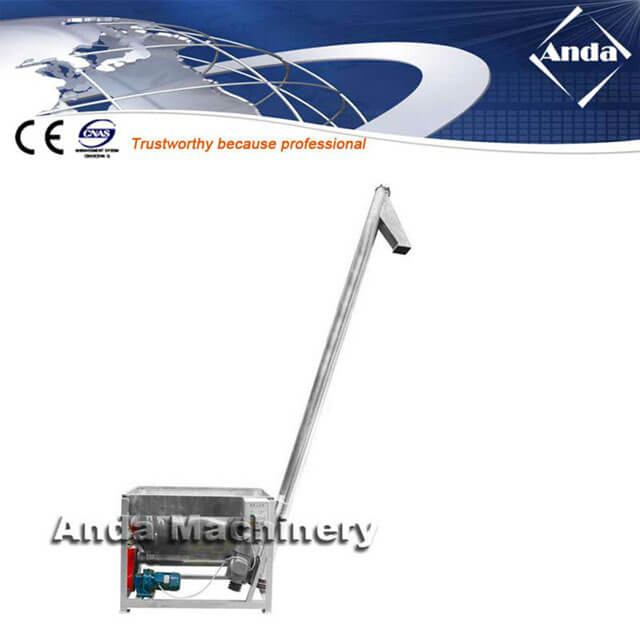 PVC screw loader for mixer