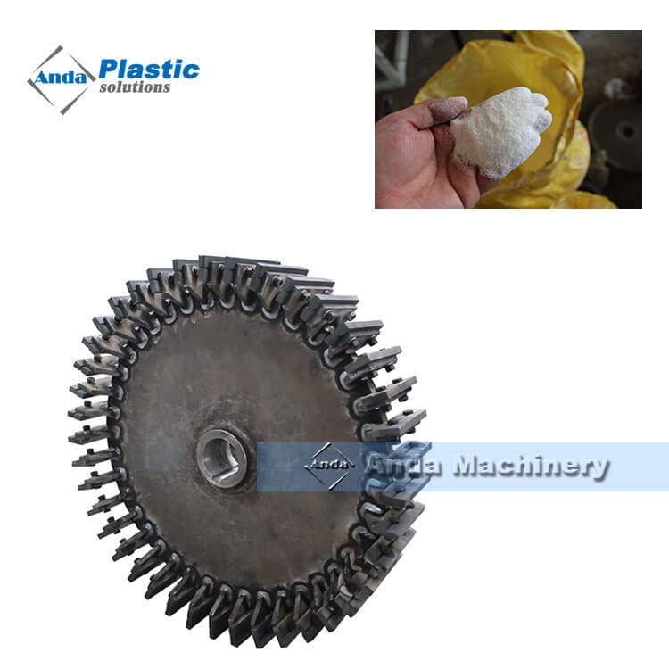 plastic pvc pulverizer for grinding pvc material