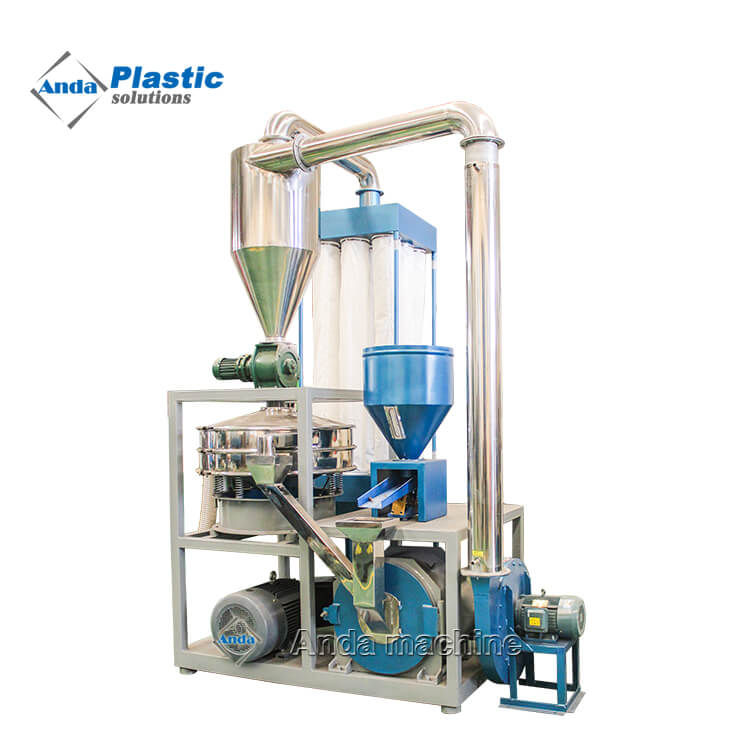  SMF 400 500 600 PVC Pulverizer Machine For Recycling
