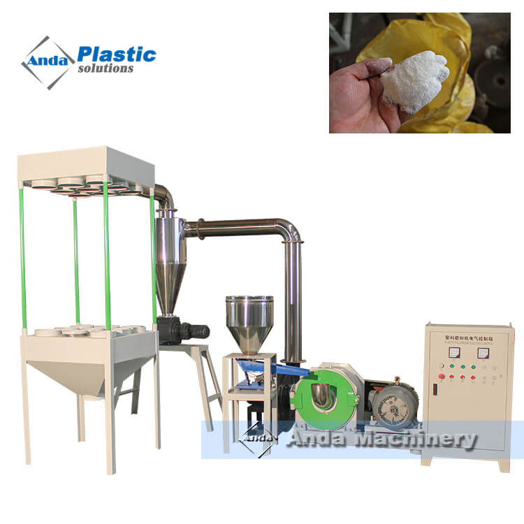  SMF 400 500 600 PVC Pulverizer Machine For Recycling