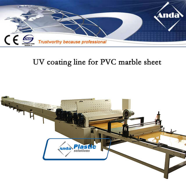 PVC imitation marble sheet production line manufacturer