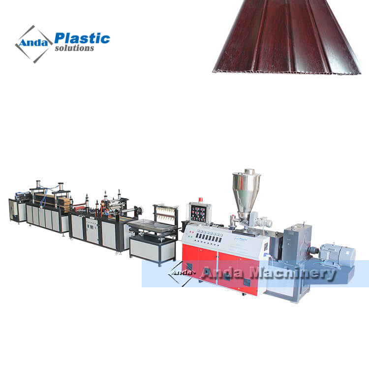 complete set PVC wall panel machine plant with turnkey solution