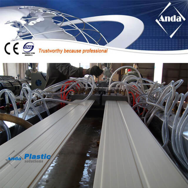 double out PVC ceiling making machine
