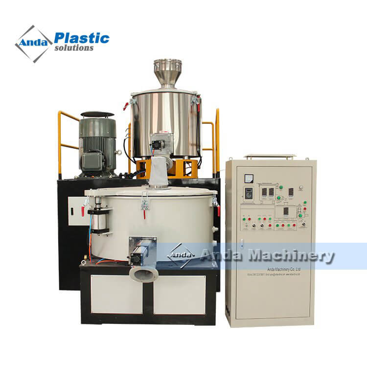 High and low speed pvc mixer machine