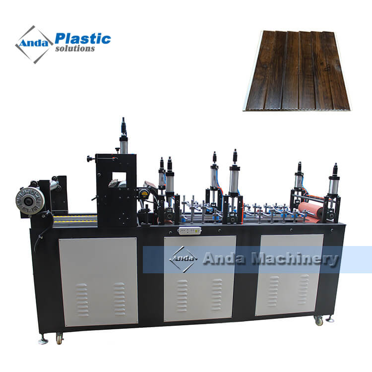 Online Lamination Machine And Hot Stamping Machine For PVC Ceiling And Wall Panel